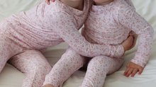 pink petal two piece pajamas