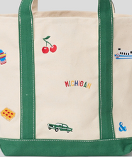 michigan icons small tote