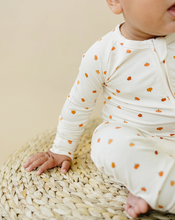 pumpkin 2 way zip romper