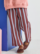 french terry blue stripe pant