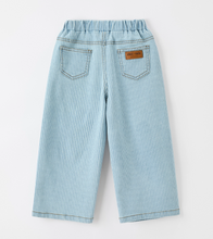 pumpkin embroidered flare pant