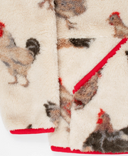 chicken sherpa quarter-zip hoodie