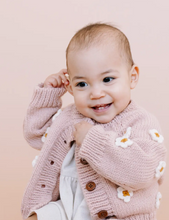 daisy knit cardigan
