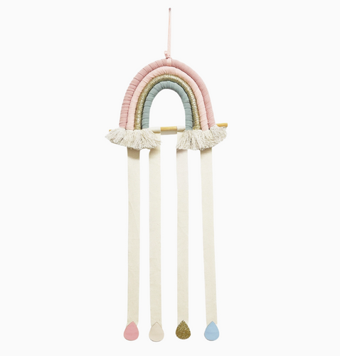 rainbow drops hair clip holder