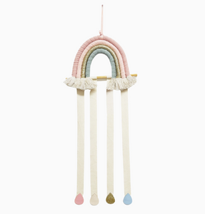 rainbow drops hair clip holder