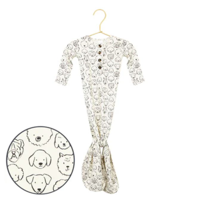 knotted gown in dane