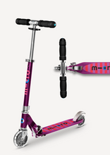 (FINAL SALE/NO SHIP) micro sprite LED scooter in purple stripe