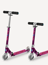 (FINAL SALE/NO SHIP) micro sprite LED scooter in purple stripe