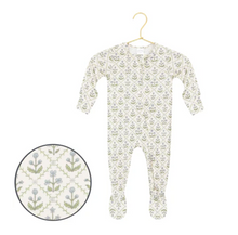 zippered footie etta