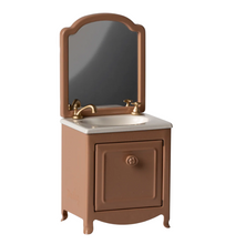 sink dresser dark powder