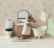 sink dresser dark powder