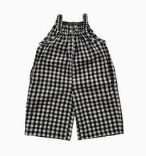 black gingham easy overall