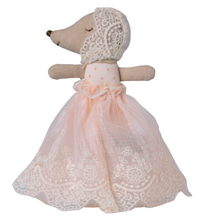baby mouse in powder gown