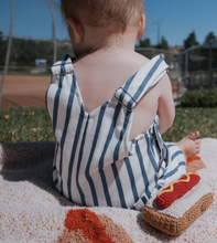 classic stripe overalls