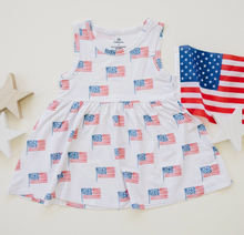 flag peplum top