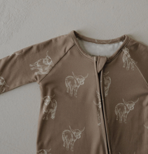 highland cow pajama