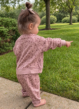 fleece sweat set petals