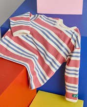 heavyweight tee faded stripes