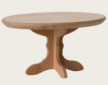 wood oval dining table