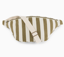 bum bag olive stripe