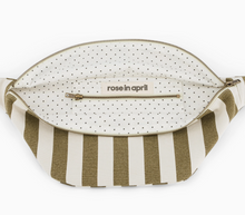 bum bag olive stripe