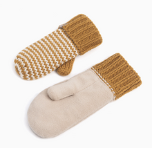 classic mitten brown stripe