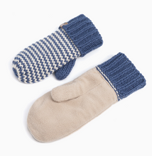 classic mitten blue stripe