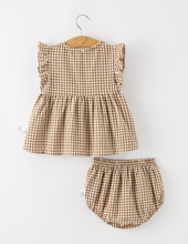 nora gingham tank set