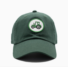 tractor patch hat green