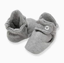 solid organic booties grey