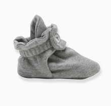 solid organic booties grey