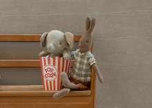 small elephant in iron grey