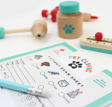 pet clinic play notepad