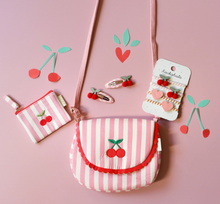 cherry kiss scallop bag