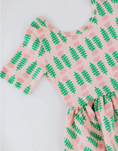 twirl dress in pink tulip