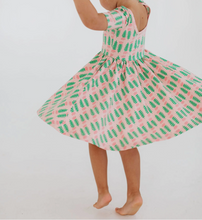 twirl dress in pink tulip