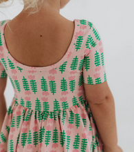 twirl dress in pink tulip