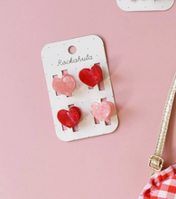 FINAL SALE: love heart claw clip 4 pack