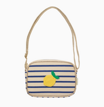 lemon drop stripy bag