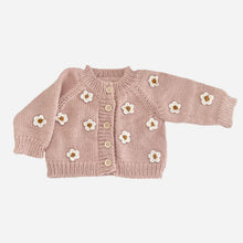 daisy knit cardigan