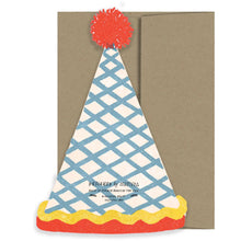 birthday hat die cut card