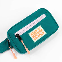 teal kids fanny pack