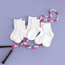 white crew socks 3pk