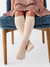 cocoa dot vanilla knee socks