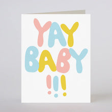yay baby greeting card