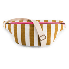 bum bag caramel stripe