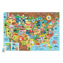USA shaped 200 piece puzzle