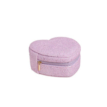 Enchanted Glitter Heart Jewelry Box