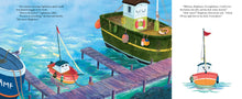 lighthouse and the little boat