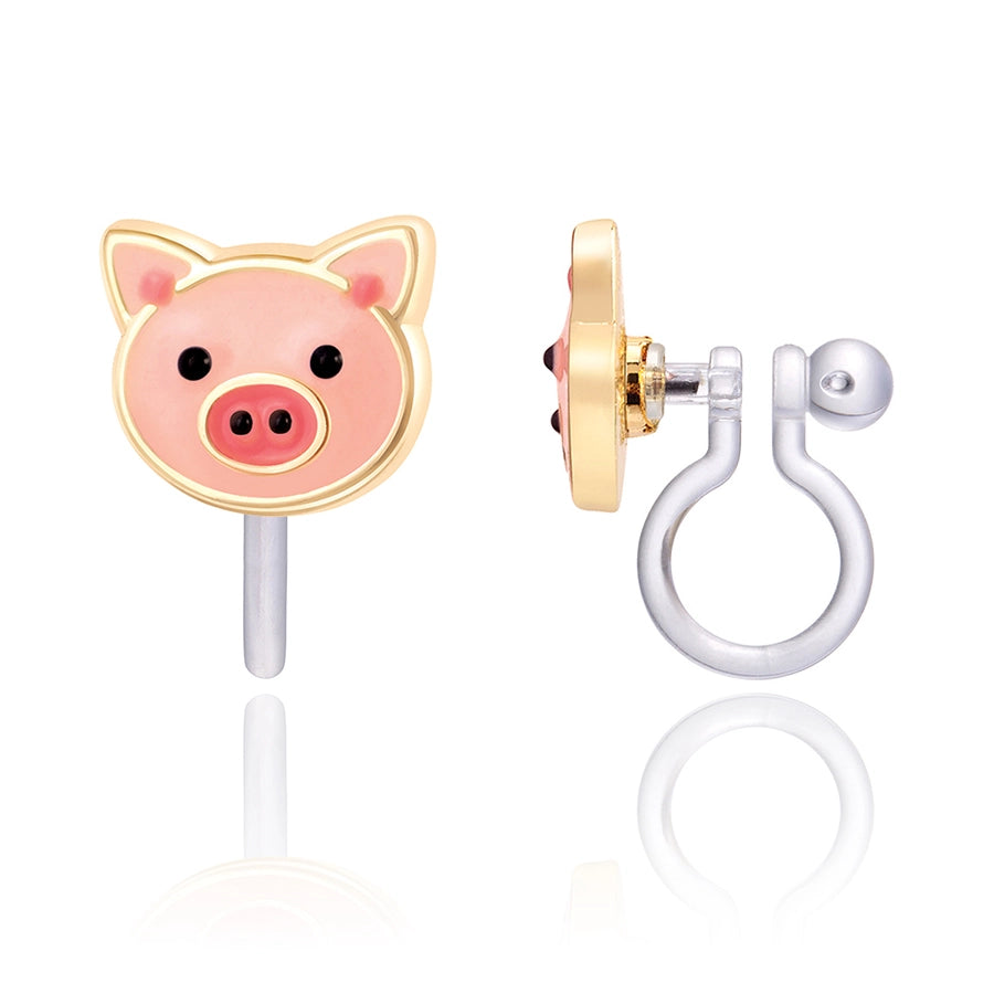clip on earrings precious pigs